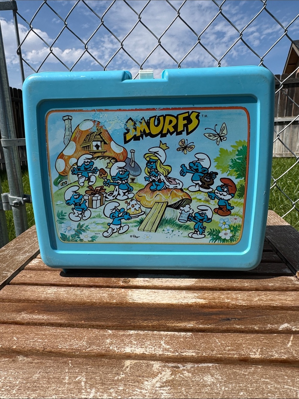 Smurfs Lunchbox - Vintage